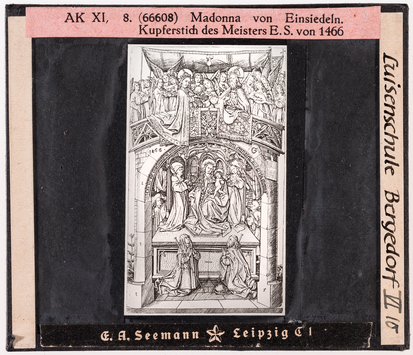 Vorschaubild Meister E. S.: Madonna von Einsiedeln (Reihe AK XI, 8, Nr. 66608) 